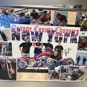 Orange County Chopper with autographed